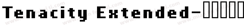 Tenacity Extended字体转换